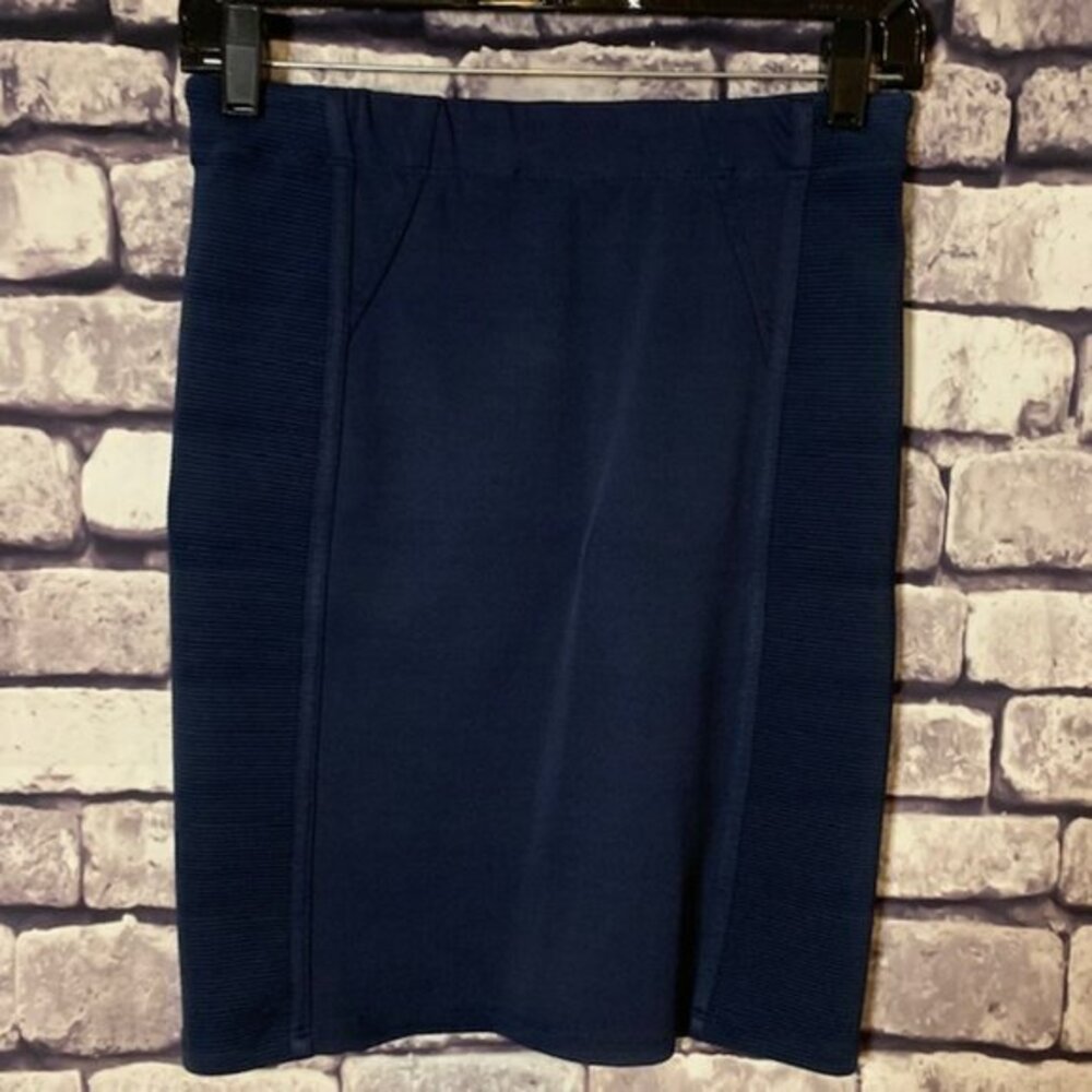 BCBGMaxAzria Navy Skirt Size Small